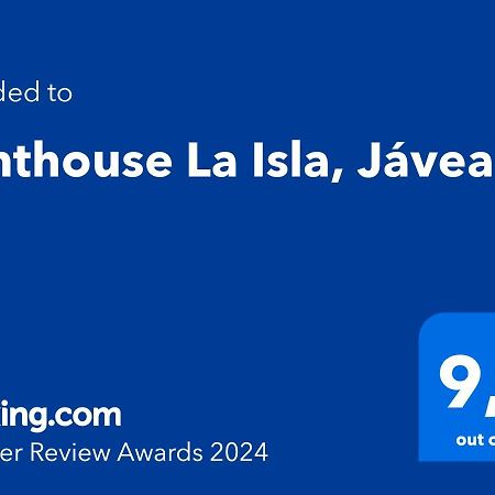 Apartament Penthouse La Isla, Jávea Zewnętrze zdjęcie